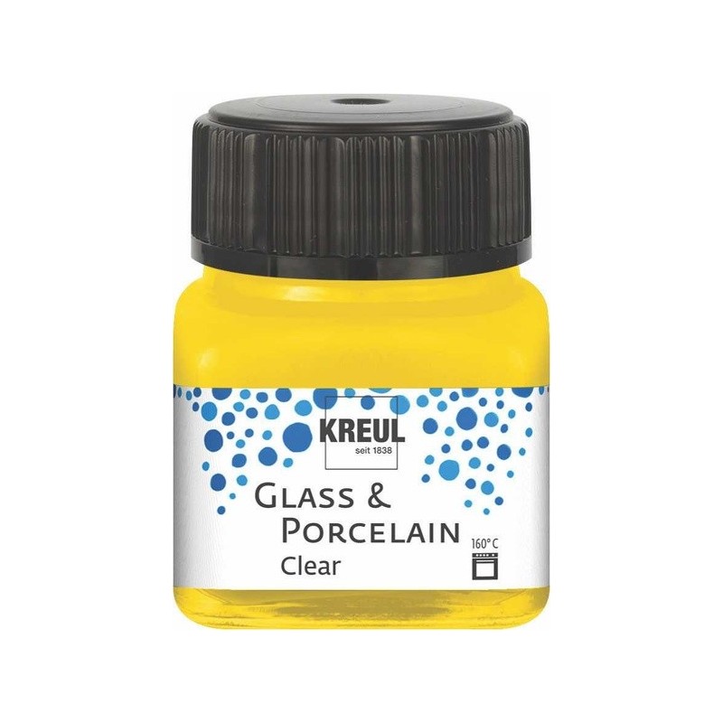 Kreul Glass & Porcelain clear - 16202 sun yellow