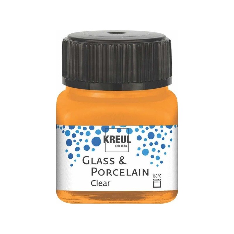 Kreul Glass & Porcelain clear - 16292 orange