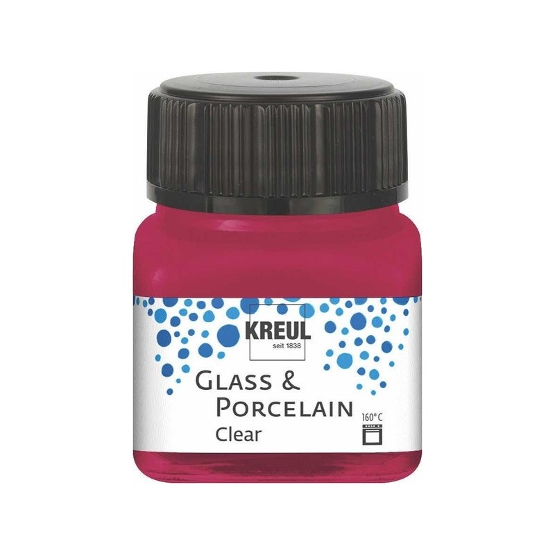Kreul Glass & Porcelain clear - 16293 wine red