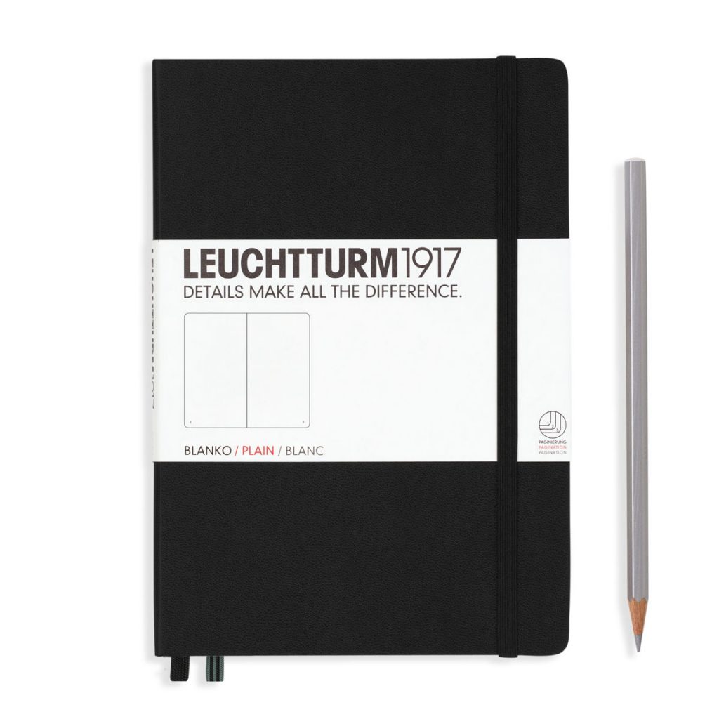 Leuchtturm1917 medium black - plain