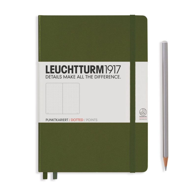 Leuchtturm1917 medium - dotted - army