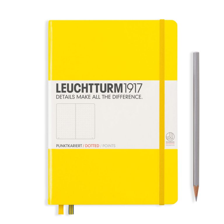 Leuchtturm1917 medium dotted lemon