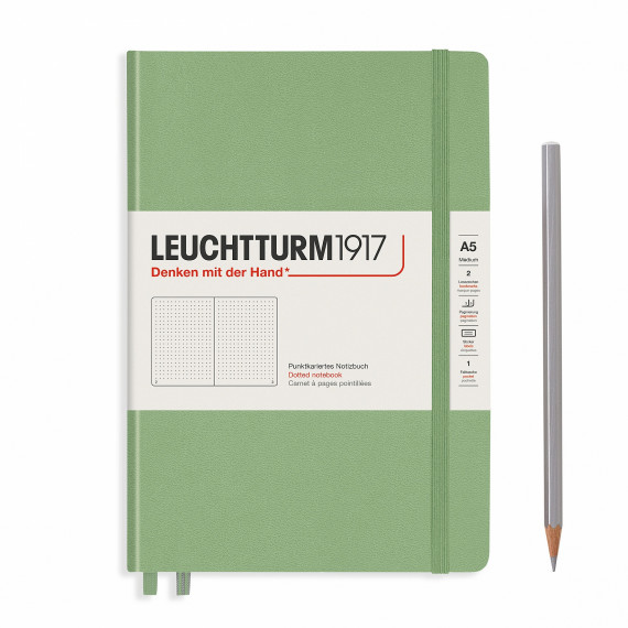 Leuchtturm1917 medium - dotted - MC sage