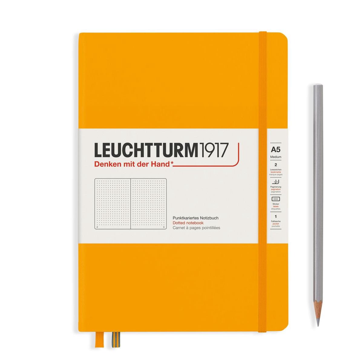 Leuchtturm1917 medium - dotted - rising sun