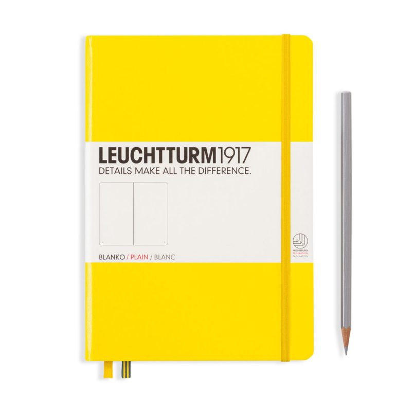 Leuchtturm1917 medium plain lemon