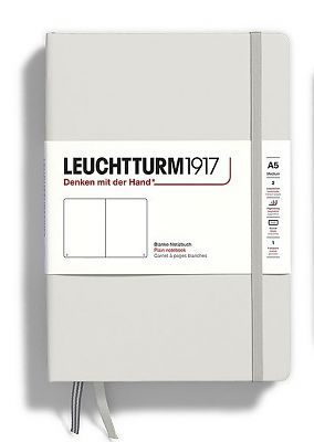 Leuchtturm1917 medium - plain - light grey
