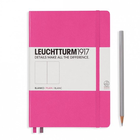 Leuchtturm1917 medium plain new pink