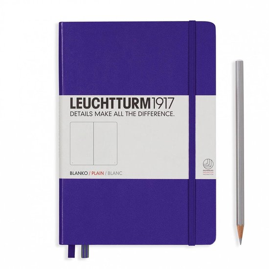 Leuchtturm1917 medium plain purple