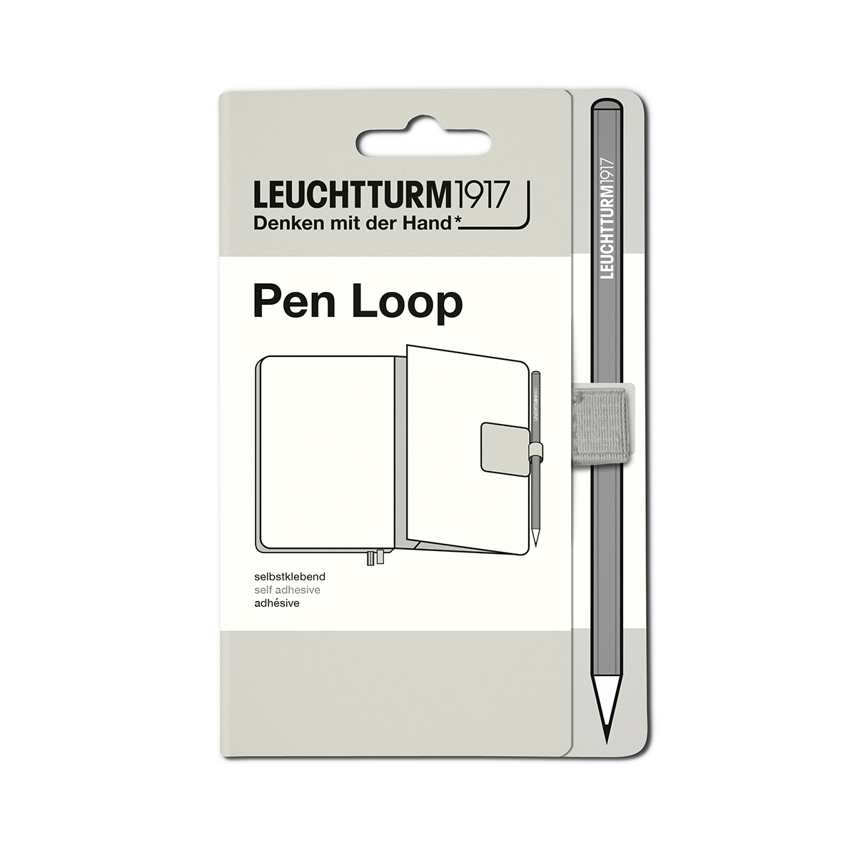Leuchtturm1917 pen loop - light grey
