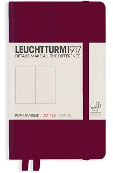 Leuchtturm1917 pocket dotted port red