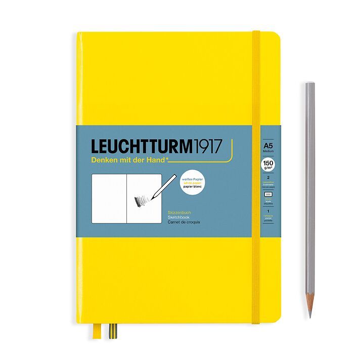 Leuchtturm1917 Sketch book 150gr medium - lemon