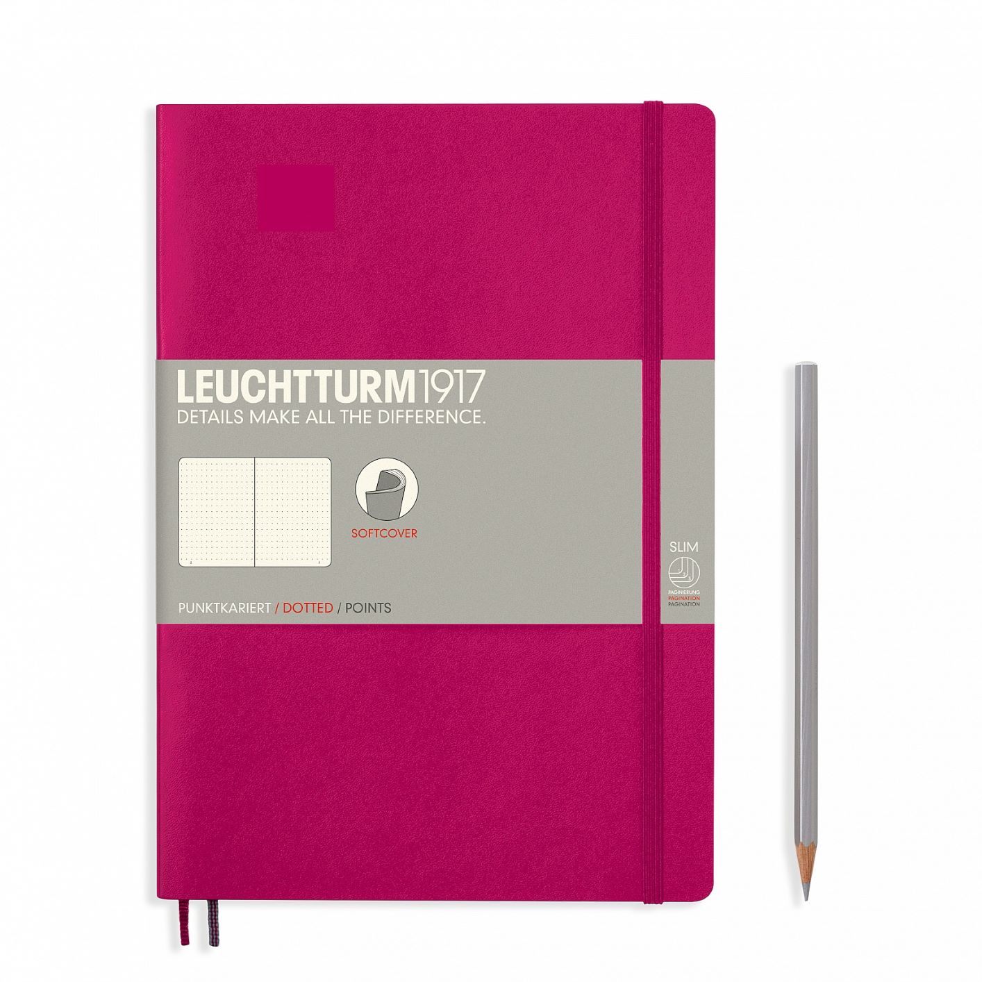 Leuchtturm1917 soft cover B5 dotted berry