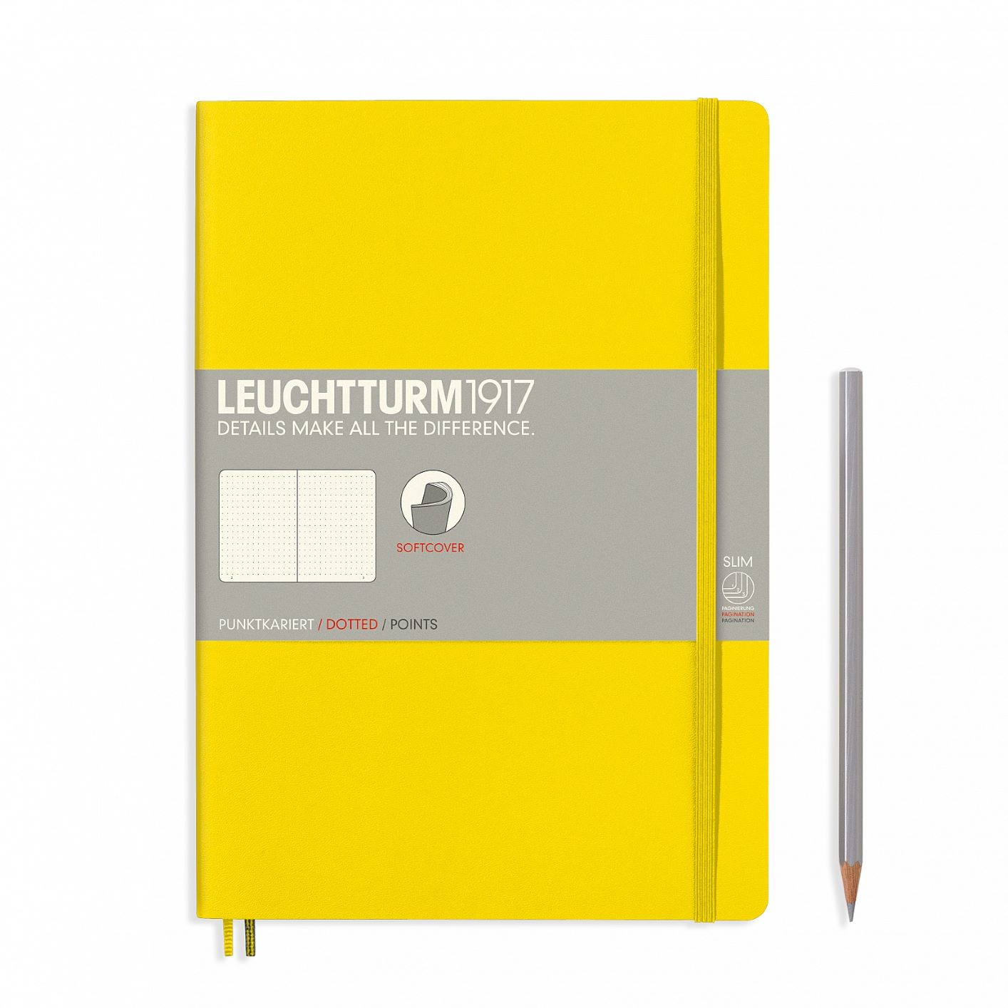 Leuchtturm1917 soft cover B5 dotted lemon
