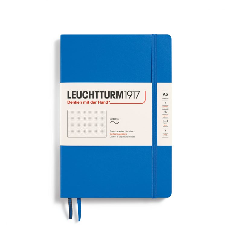 Leuchtturm1917 soft cover medium A5 - dotted - sky