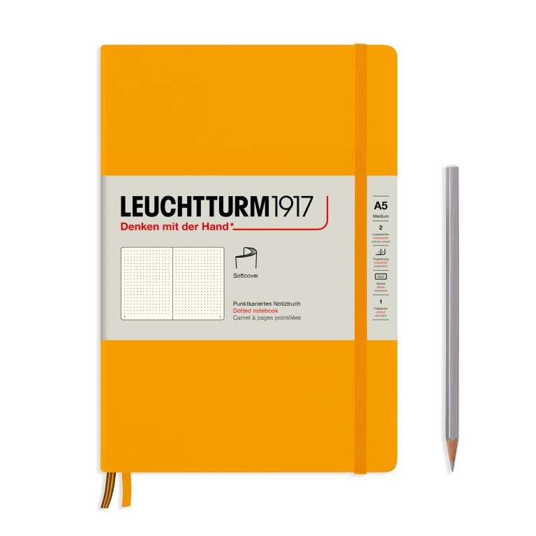 Leuchtturm1917 soft cover medium A5 Rising sun dotted