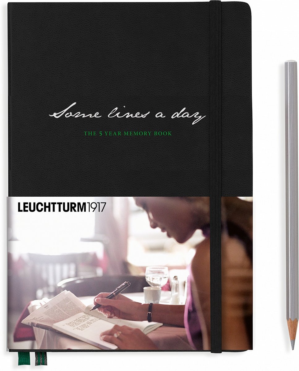Leuchtturm1917 some lines a day black (5 years)