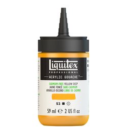 Liquitex acrylic gouache 59ml - S2 891 cadmium-free yellow deep