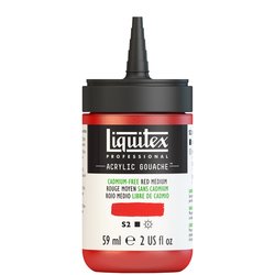 Liquitex acrylic gouache 59ml - S2 894 cadmium-free red medium