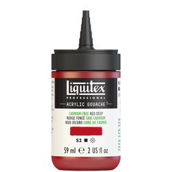 Liquitex acrylic gouache 59ml - S2 895 Cadmium-free red deep