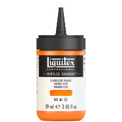 Liquitex acrylic gouache 59ml - S2 982 Fluorescent orange