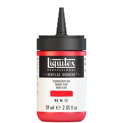Liquitex acrylic gouache 59ml - S2 983 Fluorescent red