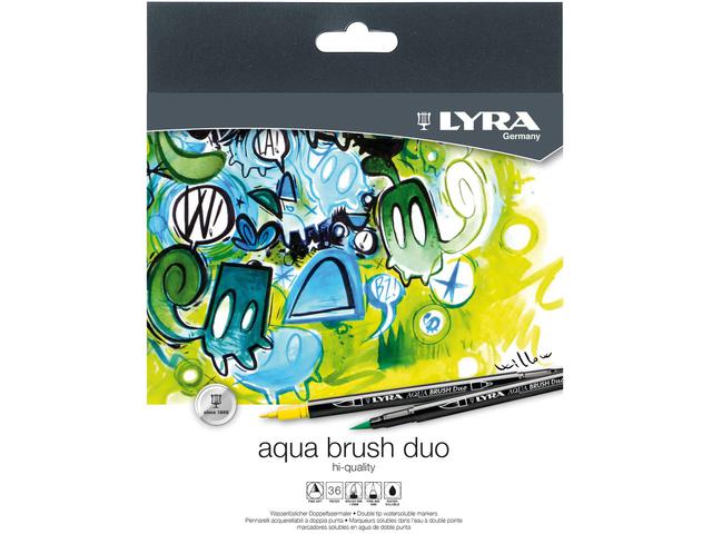 Lyra aqua brush duo – set 36