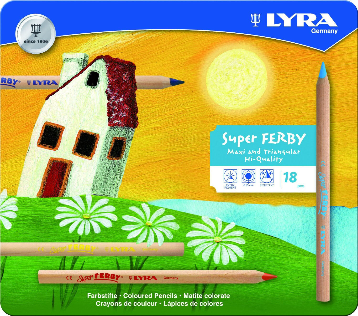 Lyra super ferby blank hout – set 18