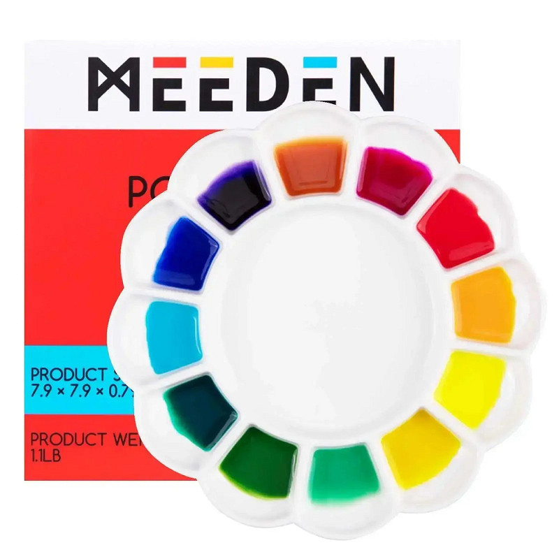 Meeden round palette - 12 vakken