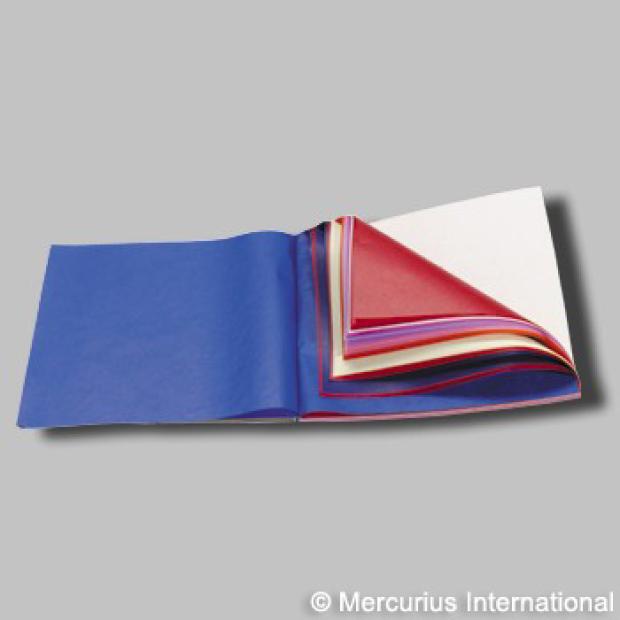 Mercurius zijdevloei 20 kleuren 240 vel - 24x24