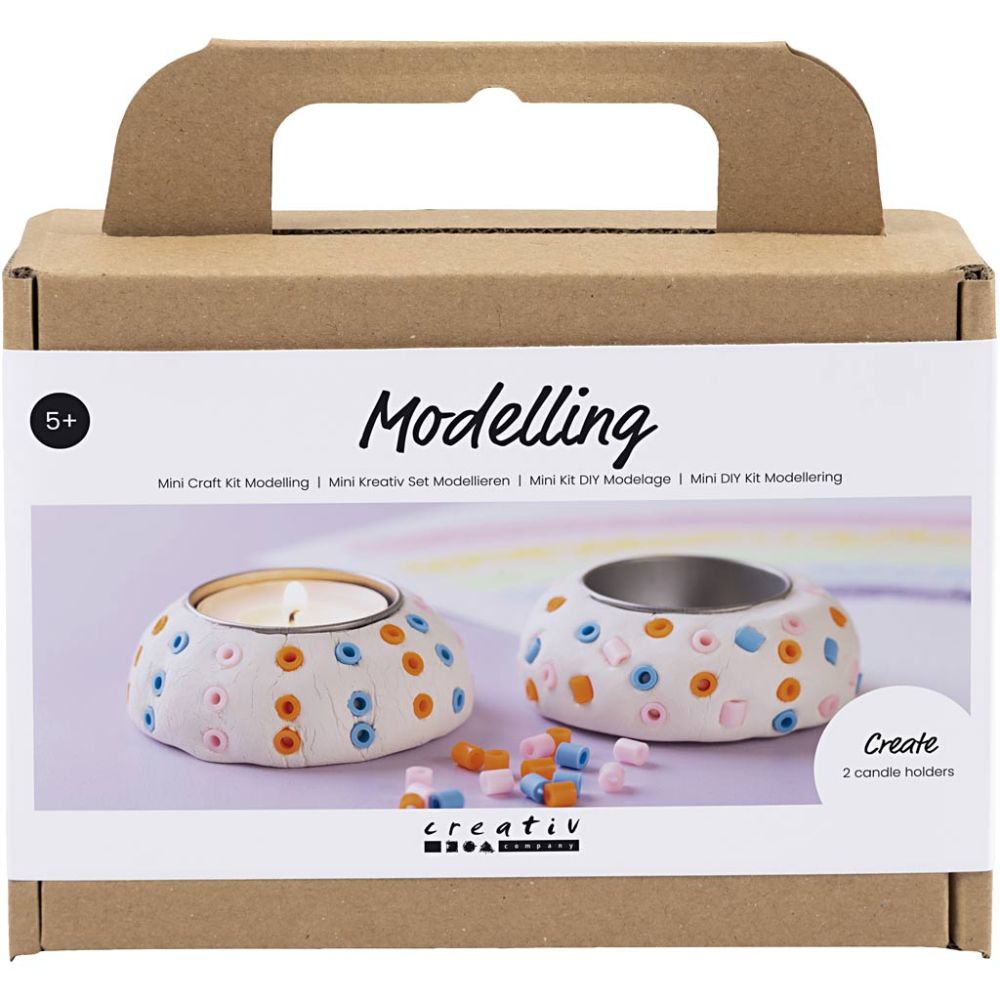 Mini Hobbyset Boetseren Kaarsenhouder