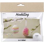 Mini Hobbyset Boetseren Paaseieren met Kralen