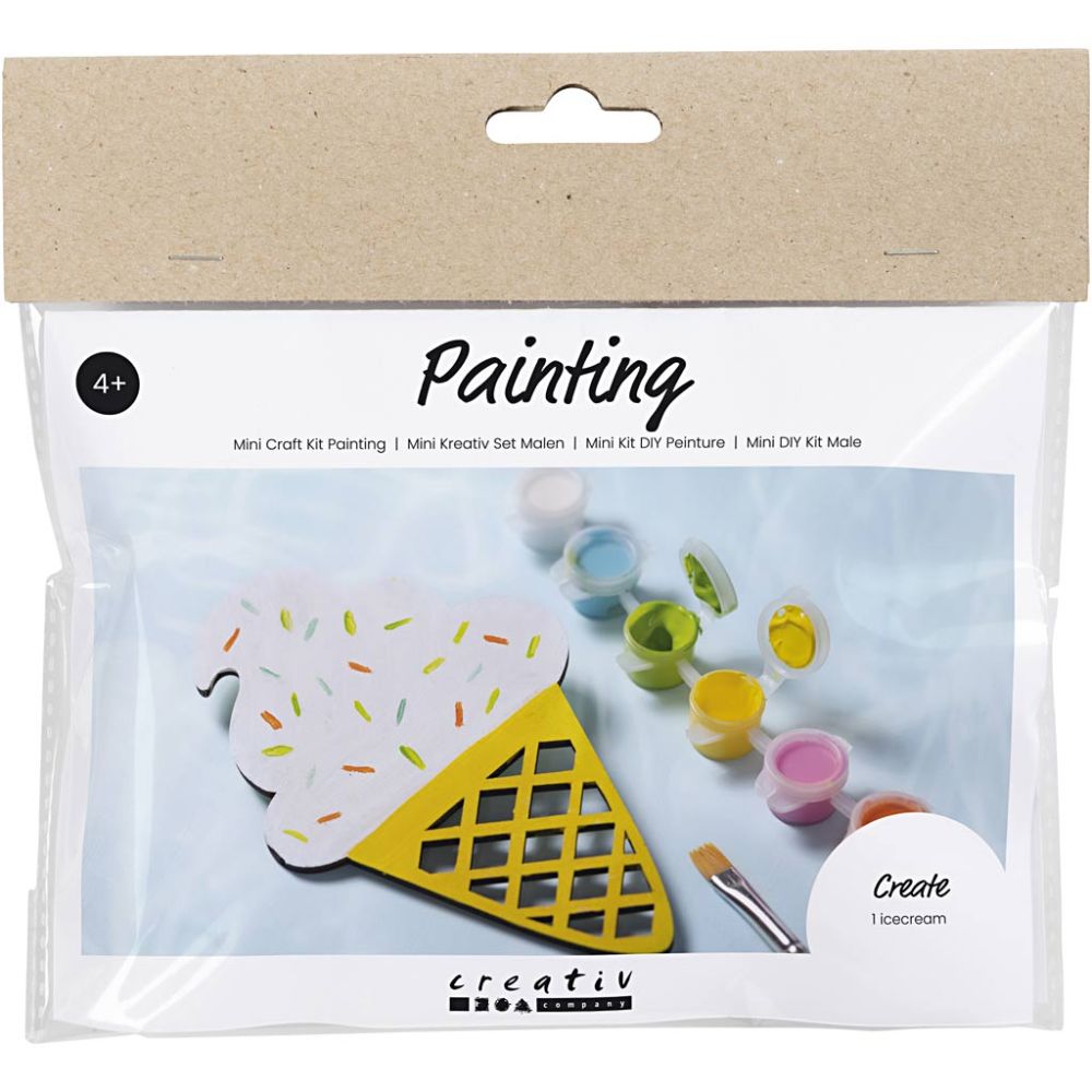 Mini Hobbyset Schilderen Ijshoorntje