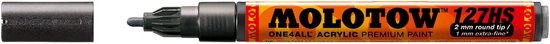 Molotow acrylmarker 2mm – 223 metallic zwart