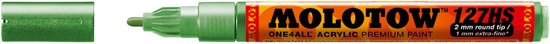 Molotow acrylmarker 2mm – 226 metallic licht groen