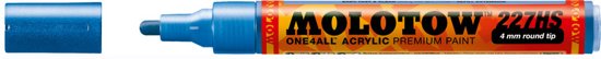 Molotow acrylmarker 4mm – 224 metallic blauw