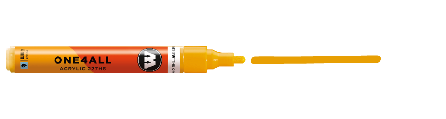 Molotow acrylmarker 4mm – 258 mustard yellow
