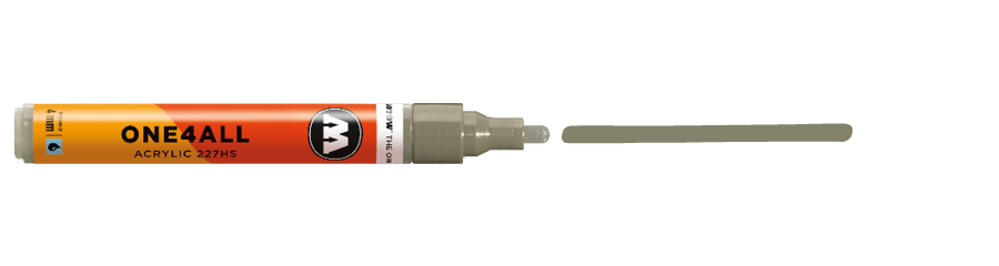 Molotow acrylmarker 4mm – 261 stone grey middle