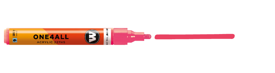 Molotow acrylmarker 4mm – 262 neon red fluo
