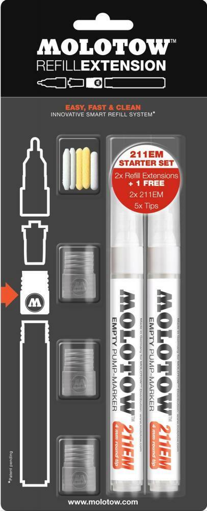 Molotow refill extension 4mm set
