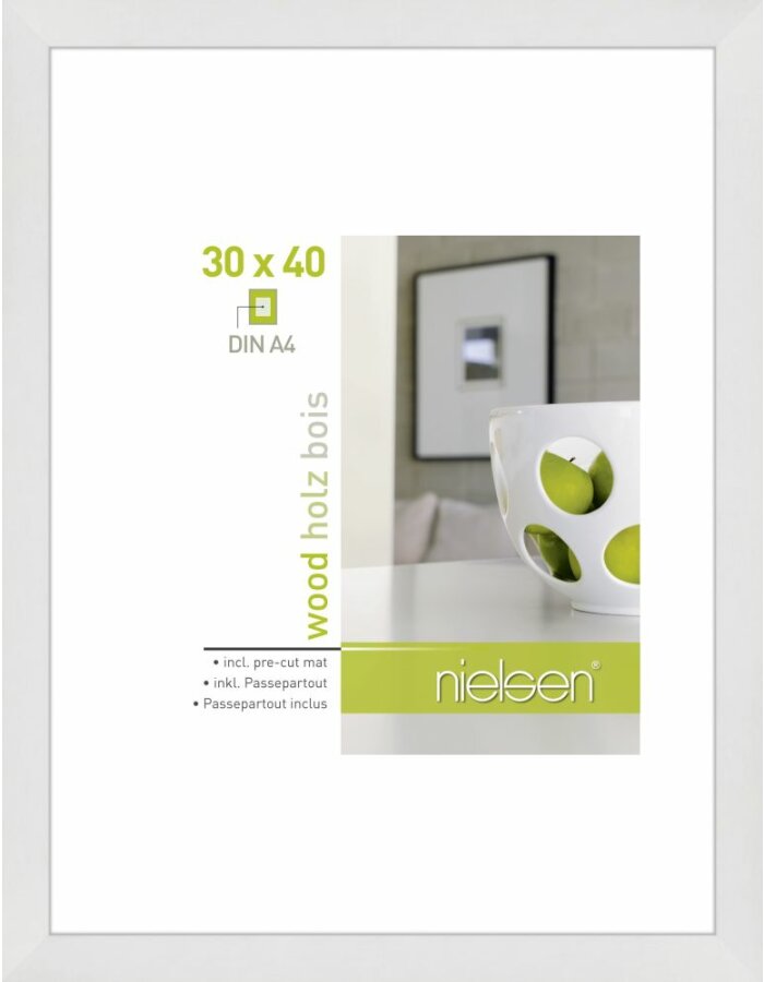 Nielsen wissellijst apollo 30 x 40 wit