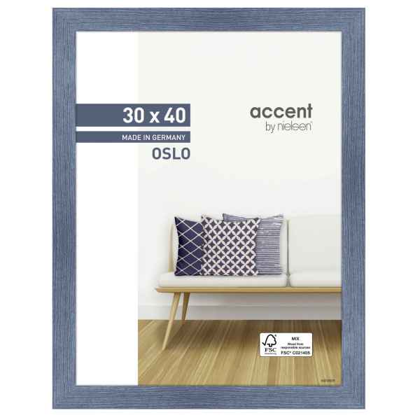 Nielsen wissellijst Oslo 30 x 40 - blauw