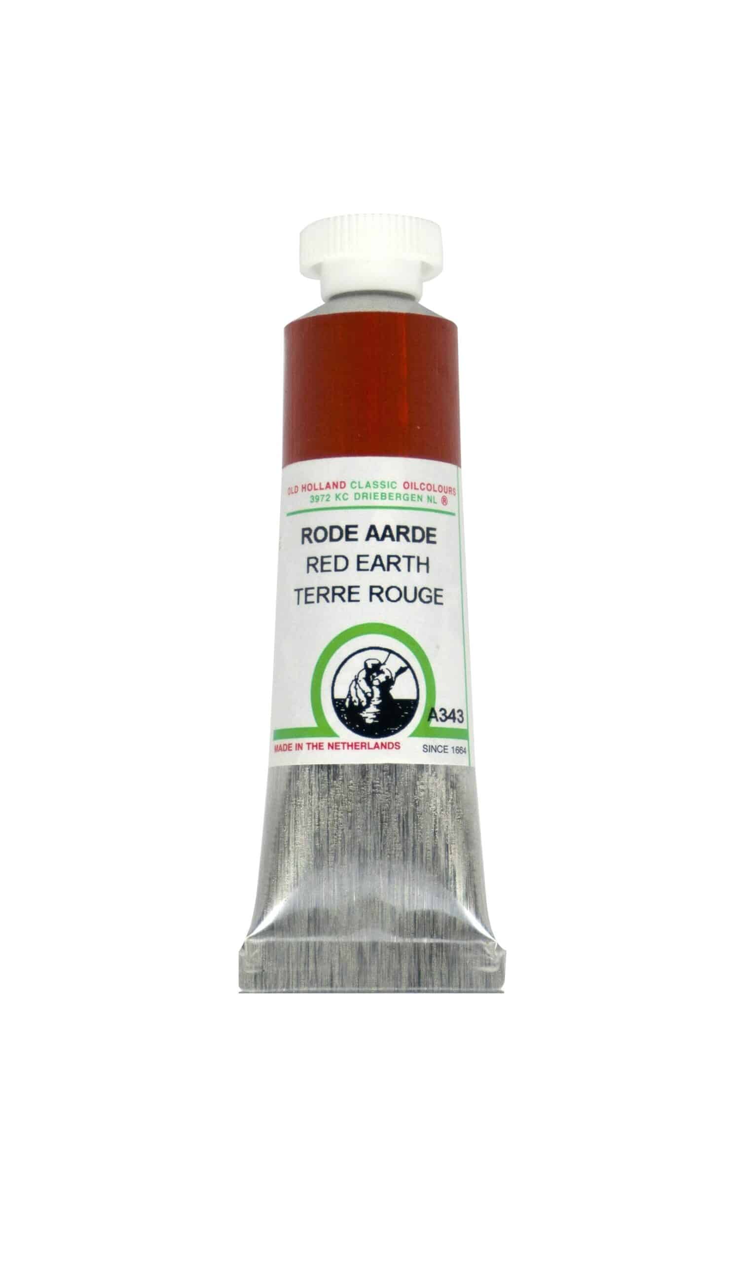 Old Holland classic olieverf 40ml - A343 rode aarde (voorheen vleesoker)