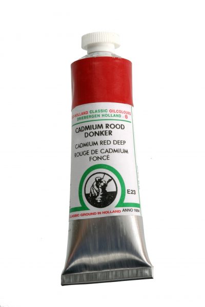 Old Holland classic olieverf 40ml E23 cadmium rood donker