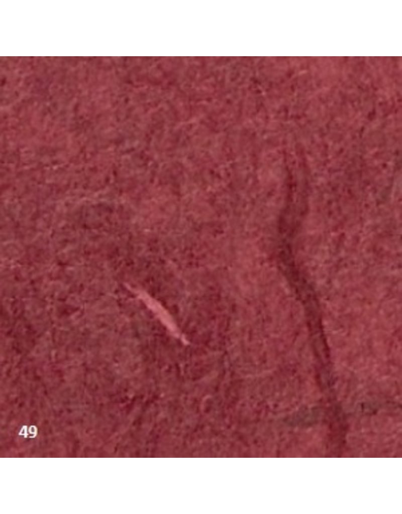 Olino Mulberry papier kozo 25 grams 64x47 cm - 49 donkerrood