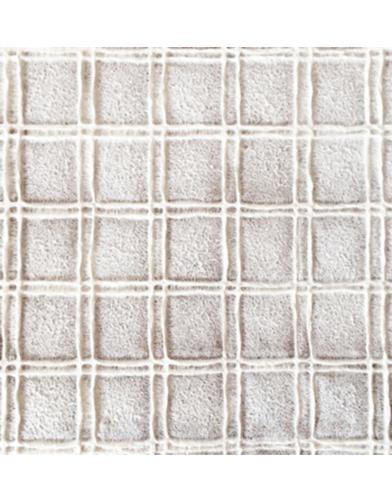 Olino Mulberry vierkant patroon in relief - 50 x 80