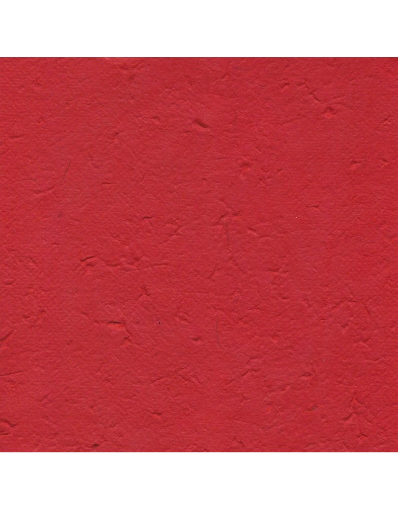 Olino uni handgeschept Mulberry papier rood
