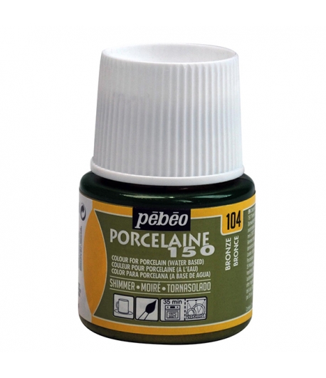 Pebeo porcelaine 150 - 104 shimmer bronze