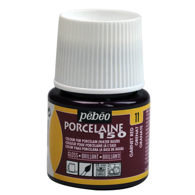Pebeo porcelaine 150 - 11 garnet red
