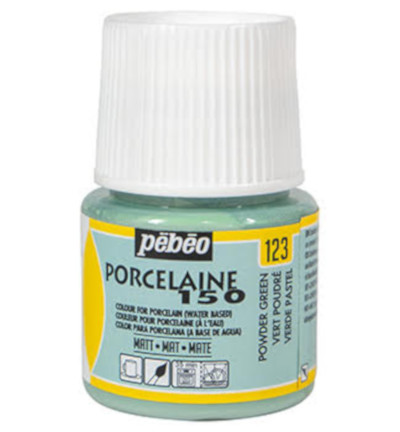 Pebeo porcelaine 150 - 123 powder green