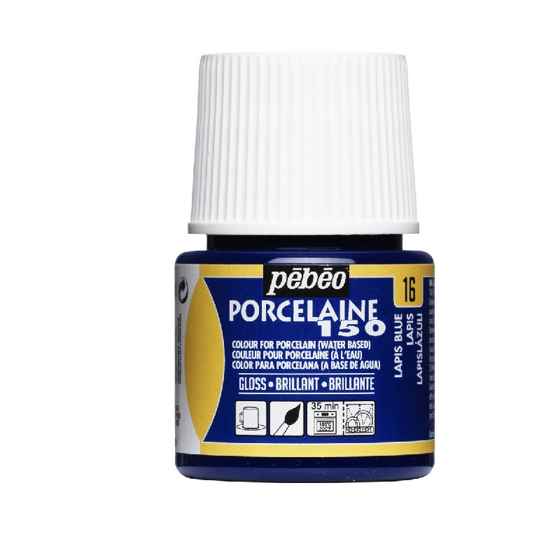 Pebeo porcelaine 150 - 16 lapis blue